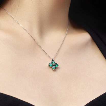 [Goodv]Four-Leaf Clover And Eight-Pointed Star Necklace