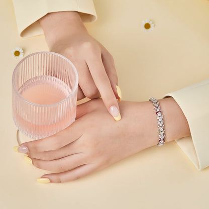 [Goodv]Dainty Exquisite Flower Shape Daily Bracelet