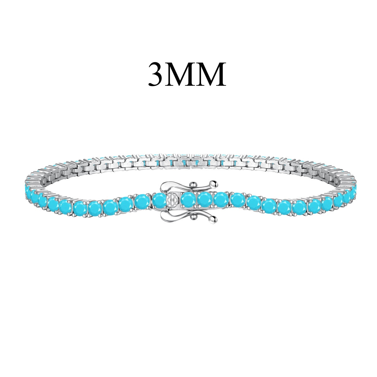 [Goodv] Bracelet de tennis délicat et charmant à coupe ronde