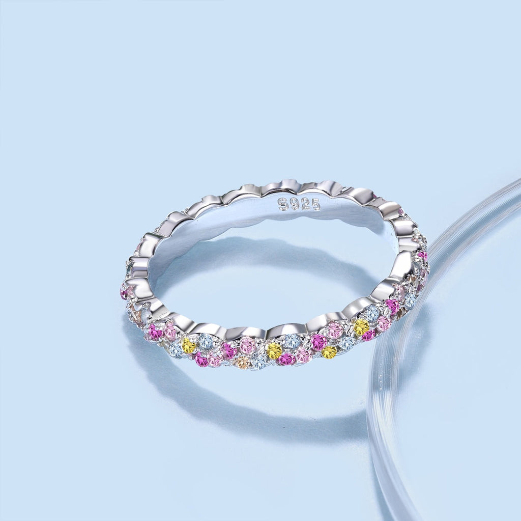 [Goodv] Bague quotidienne délicate et énergique à coupe ronde