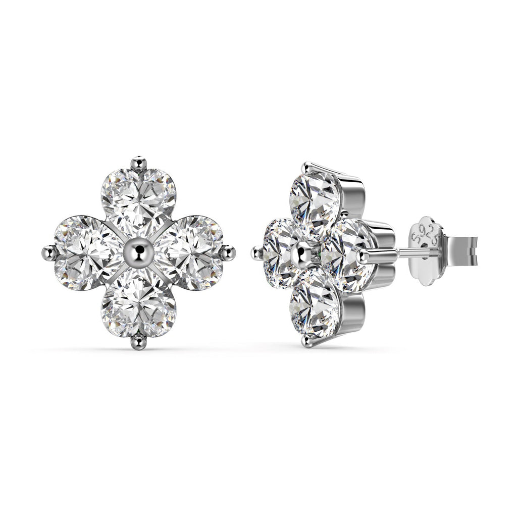 [Goodv]Four-Leaf Clover Ball Earrings