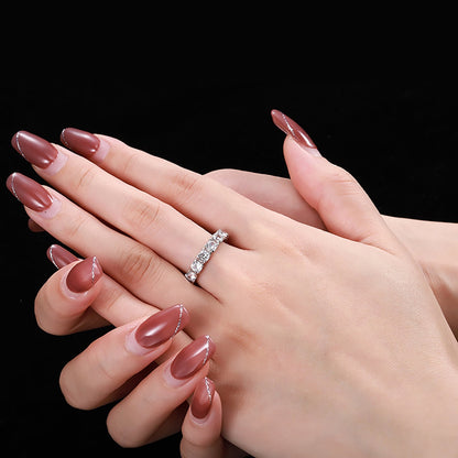 [Goodv]Eternity Round Cut Tennis Ring