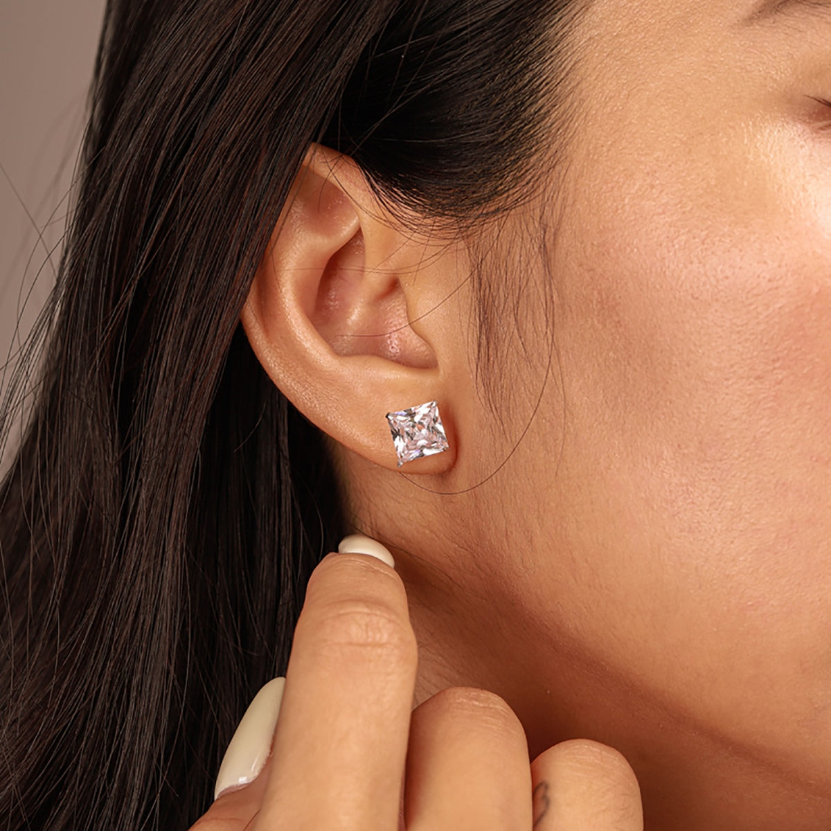 [Goodv]Ornate Square Shape Earrings