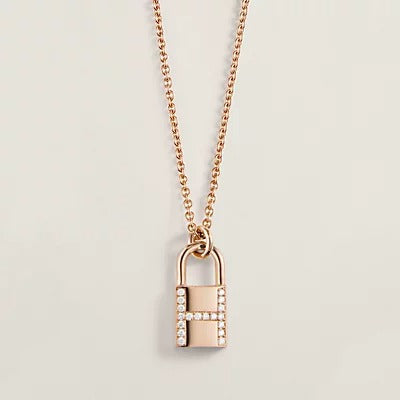 [BIJOUX]HM ADVANCED NICHE LOCK HEAD NECKLACE DIAMONDS