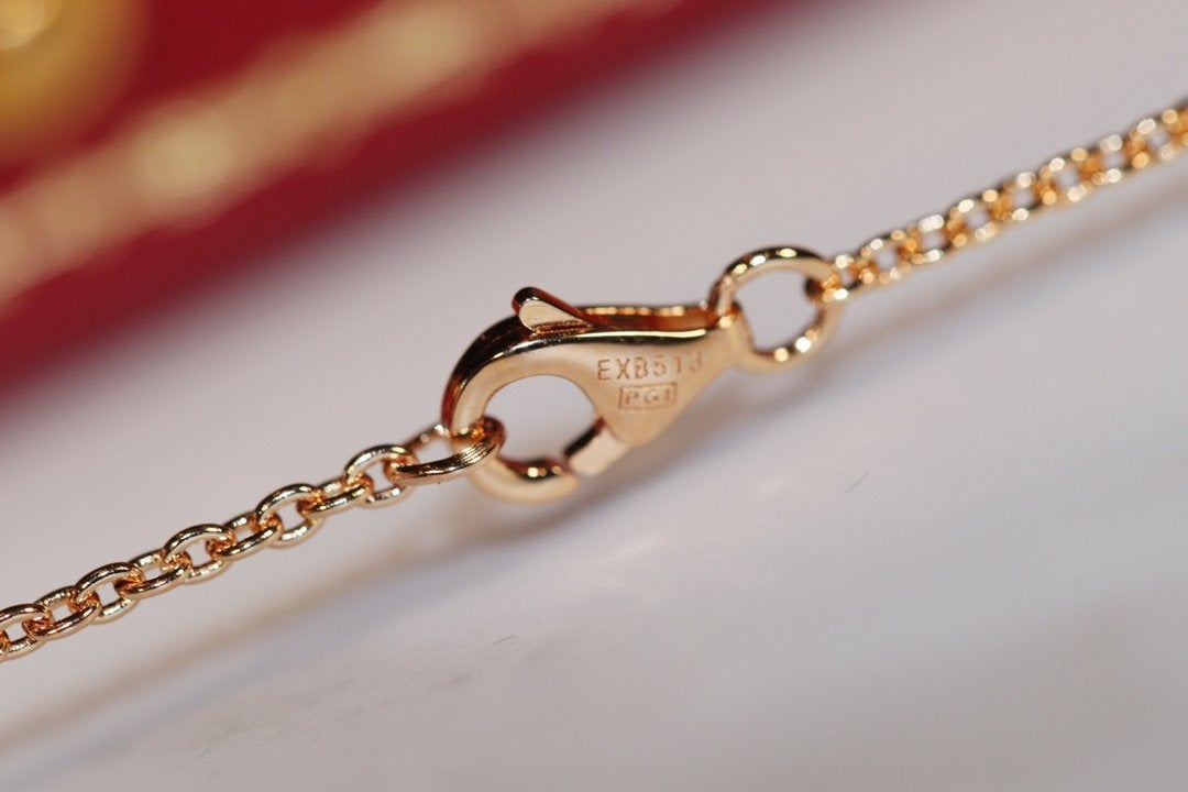 [BIJOUX]LOVE NECKLACE PINK GOLD AND SILVER