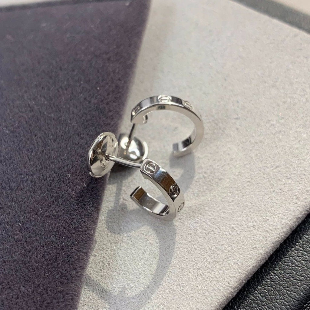 [BIJOUX]BOUCLES D'OREILLES LOVE 2.65MM ARGENT