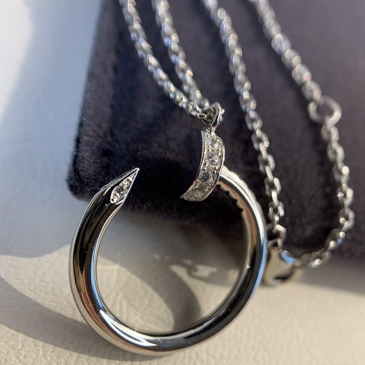 [BIJOUX]JUSTE NECKLACE SILVER