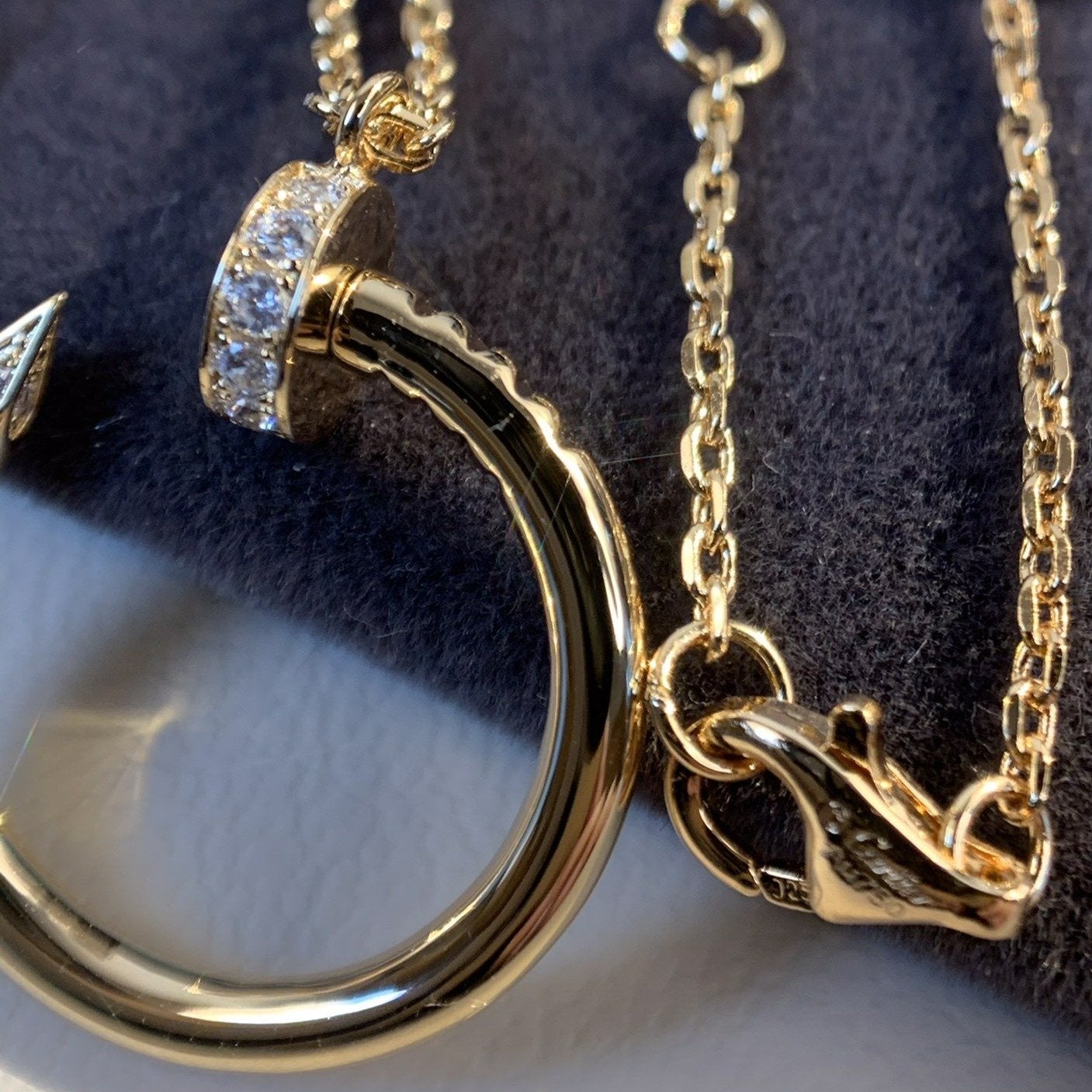 [BIJOUX]JUSTE NECKLACE PINK GOLD