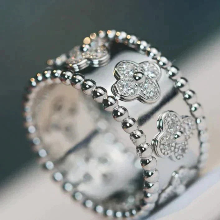 [BIJOUX]CLOVER KALEIDOSCOPE RING 10MM