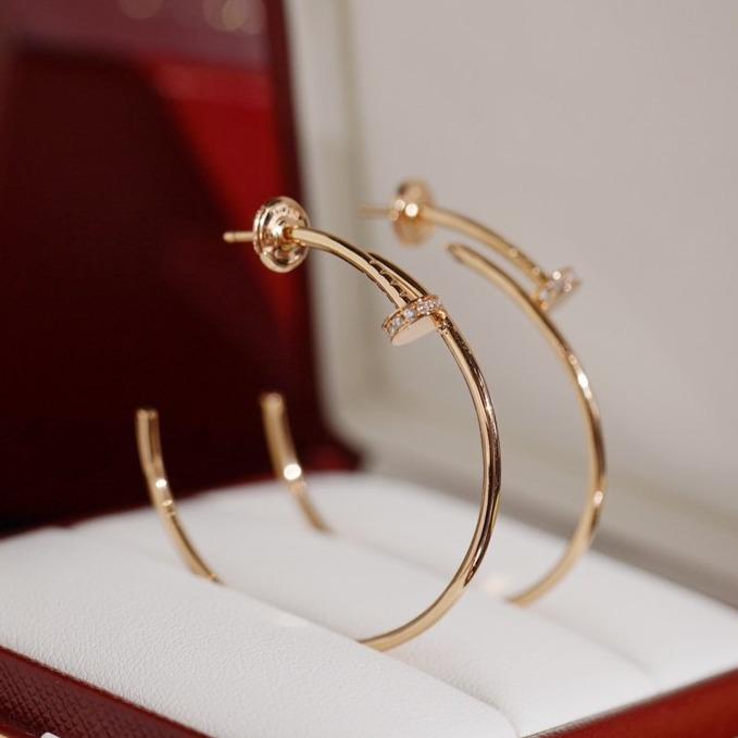 [BIJOUX]JUSTE EARRINGS DIAMONDS 1.8MM