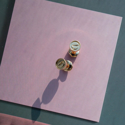 [BIJOUX]LOVE EARRINGS PINK GOLD 7.2MM