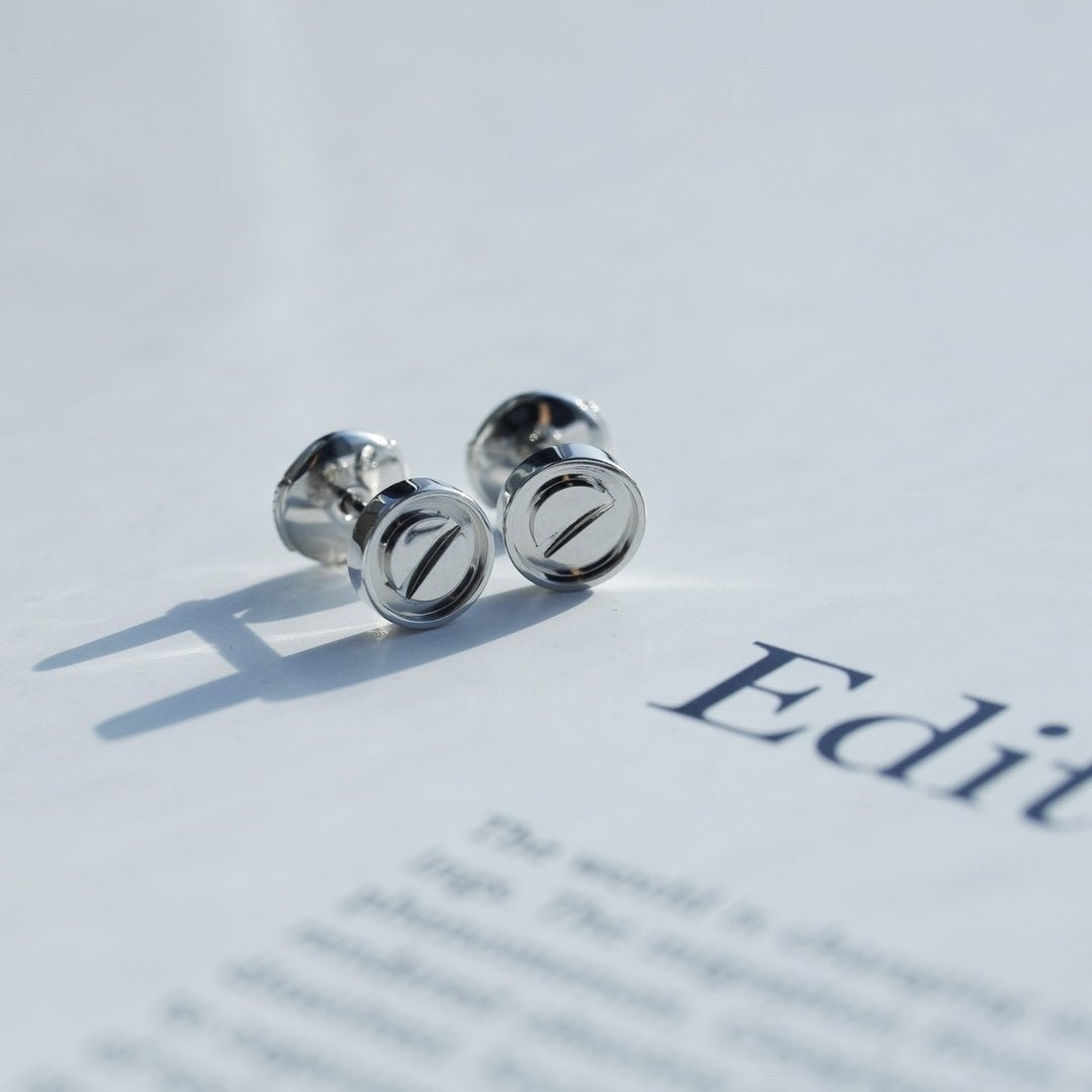 [BIJOUX]BOUCLES D'OREILLES LOVE ARGENT 7.2MM