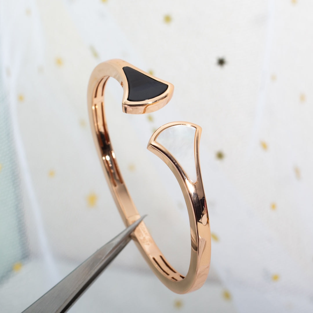 [BIJOUX]DREAM BRACELET OPEN PINK GOLD MOP