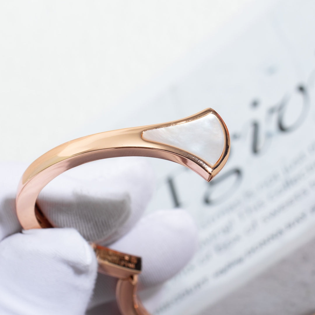 [BIJOUX]DREAM BRACELET OPEN PINK GOLD MOP