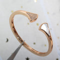 [BIJOUX]DREAM BRACELET OPEN PINK GOLD MOP DIAMOND