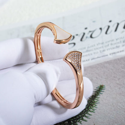 [BIJOUX]DREAM BRACELET OPEN PINK GOLD MOP DIAMOND