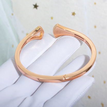 [BIJOUX]DREAM BRACELET OPEN PINK GOLD MOP DIAMOND