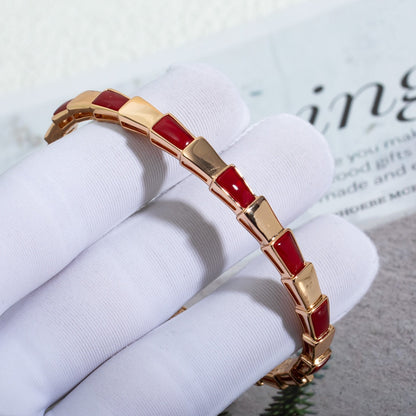[BIJOUX]SERPENTI BRACELET PINK GOLD RUBELLITE