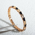 [BIJOUX]SERPENTI BRACELET PINK GOLD ONYX