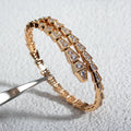 [BIJOUX]SERPENTI BRACELET 6.8MM PINK GOLD DIAMOND
