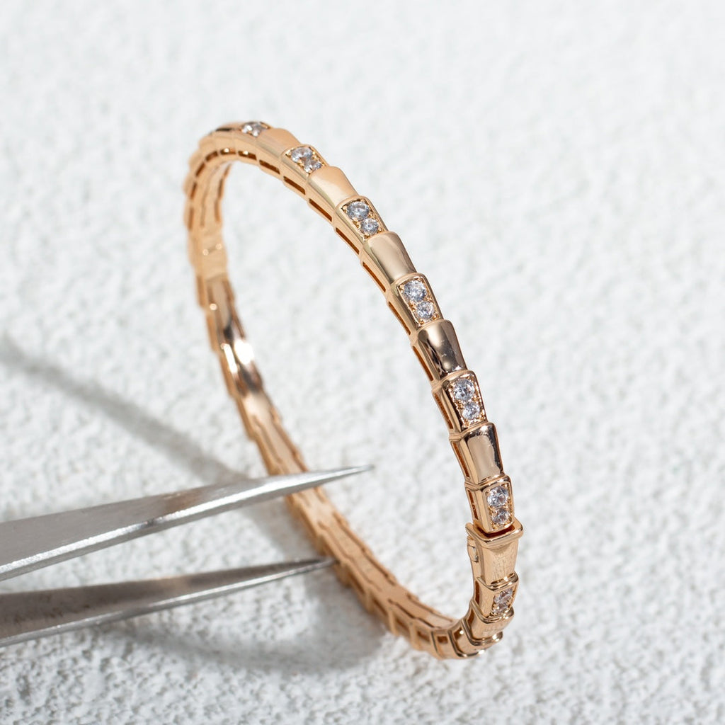 [BIJOUX]BRACELET SERPENTI OR ROSE DIAMANT