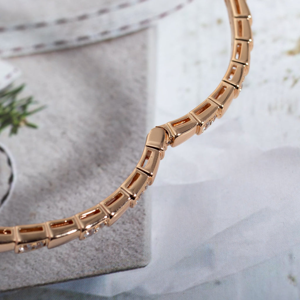 [BIJOUX]SERPENTI SMALL BRACELET PINK GOLD DIAMOND
