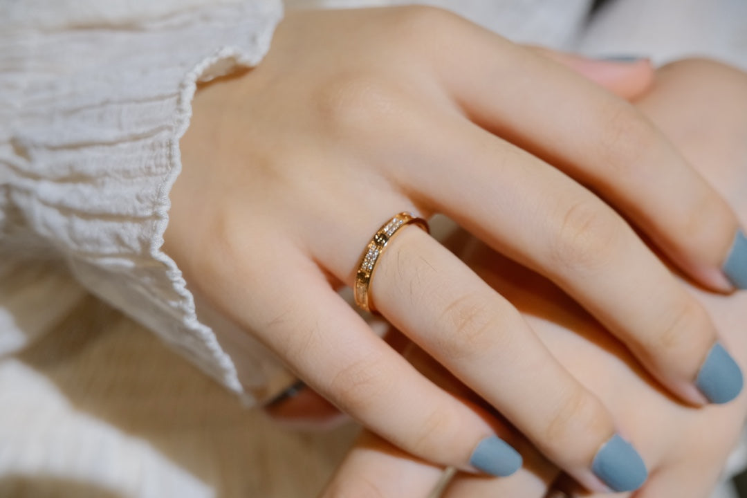 [BIJOUX]LOVE RING 2.65MM DIAMOND
