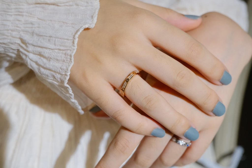 [BIJOUX]LOVE RING 2.65MM DIAMOND