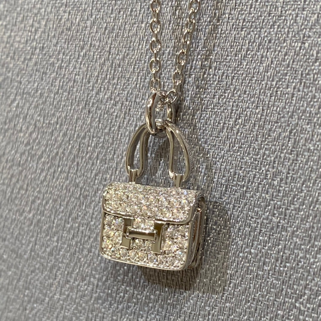 [BIJOUX]CONSTANCE PEDANT DIAMOND NECKLACE