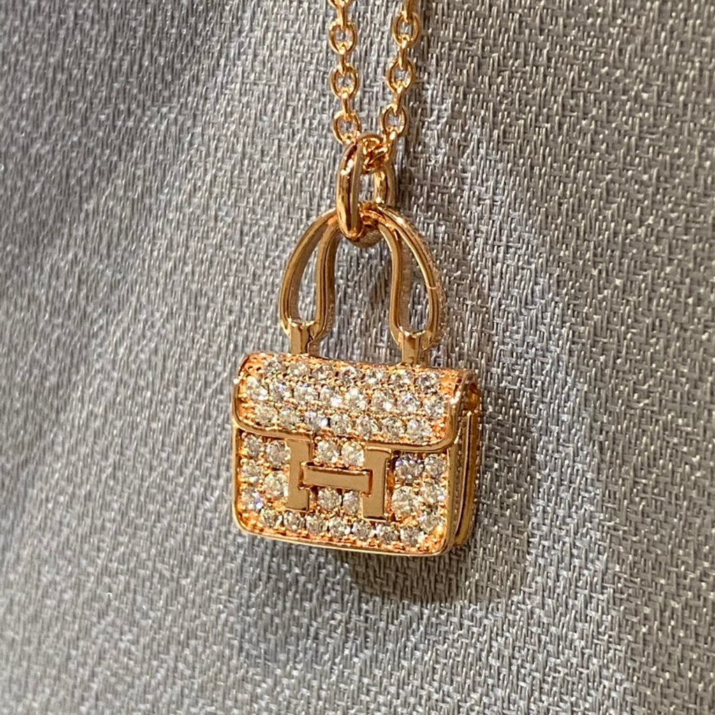 [BIJOUX]CONSTANCE PEDANT DIAMOND NECKLACE