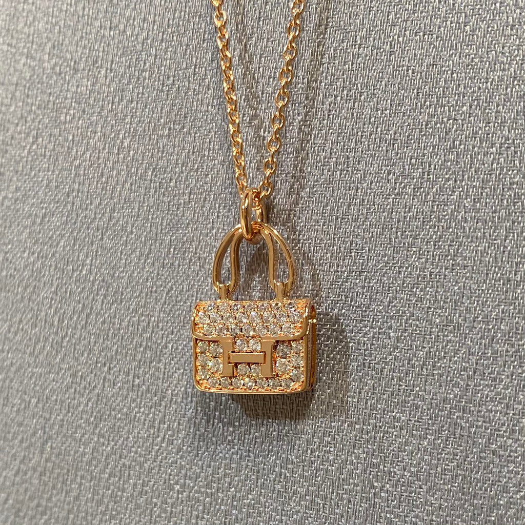 [BIJOUX]CONSTANCE PEDANT DIAMOND NECKLACE