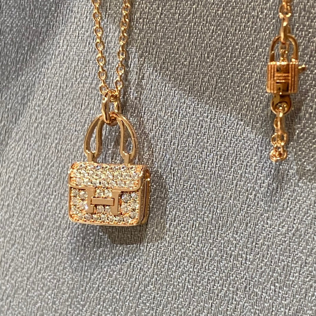 [BIJOUX]CONSTANCE PEDANT DIAMOND NECKLACE