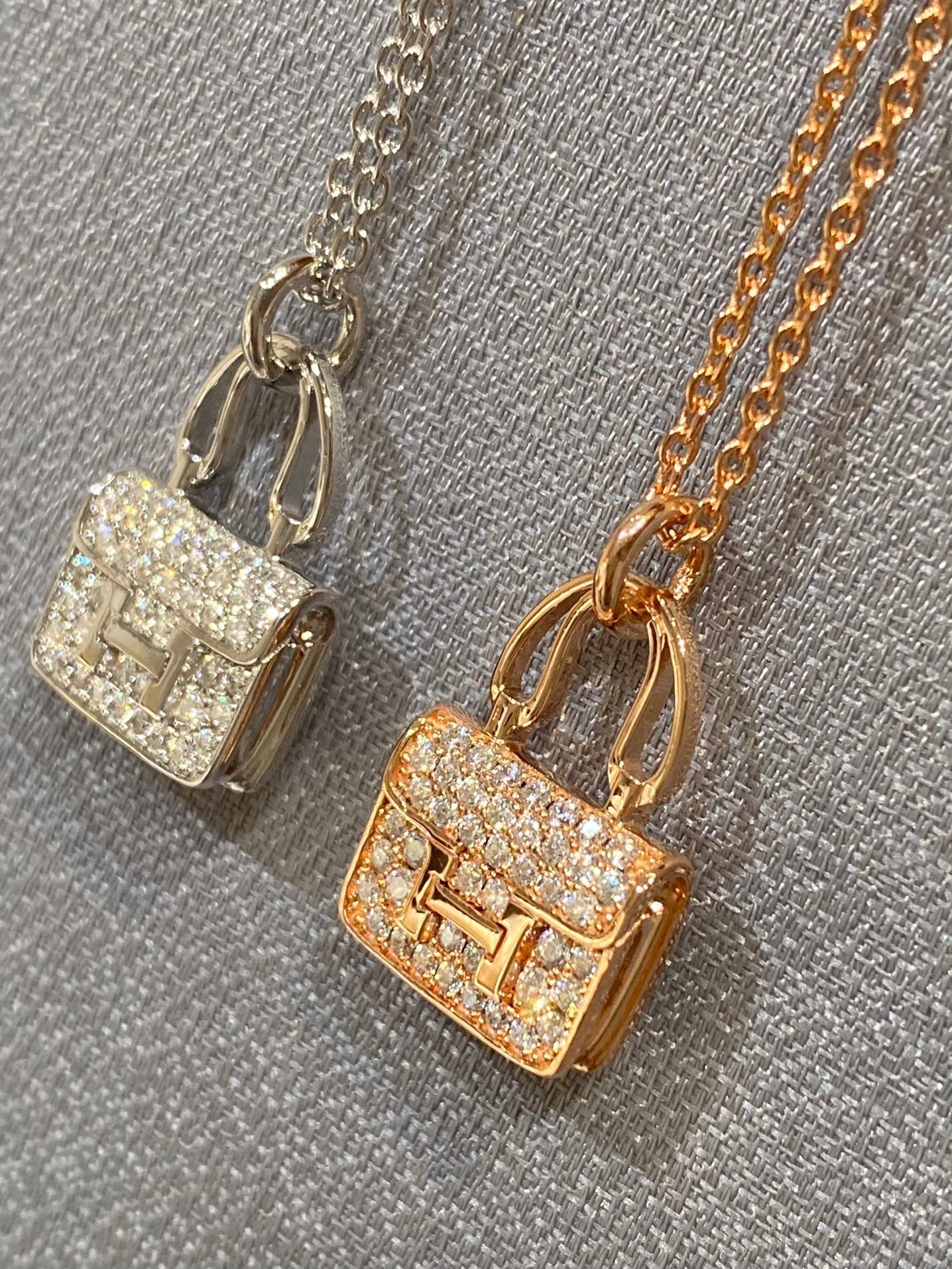 [BIJOUX]CONSTANCE PEDANT DIAMOND NECKLACE