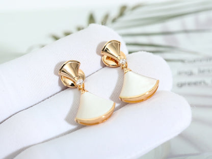 [BIJOUX]DREAM MOP PINK GOLD EARRINGS