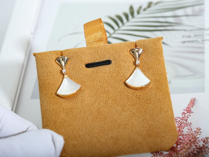 [BIJOUX]DREAM MOP PINK GOLD EARRINGS