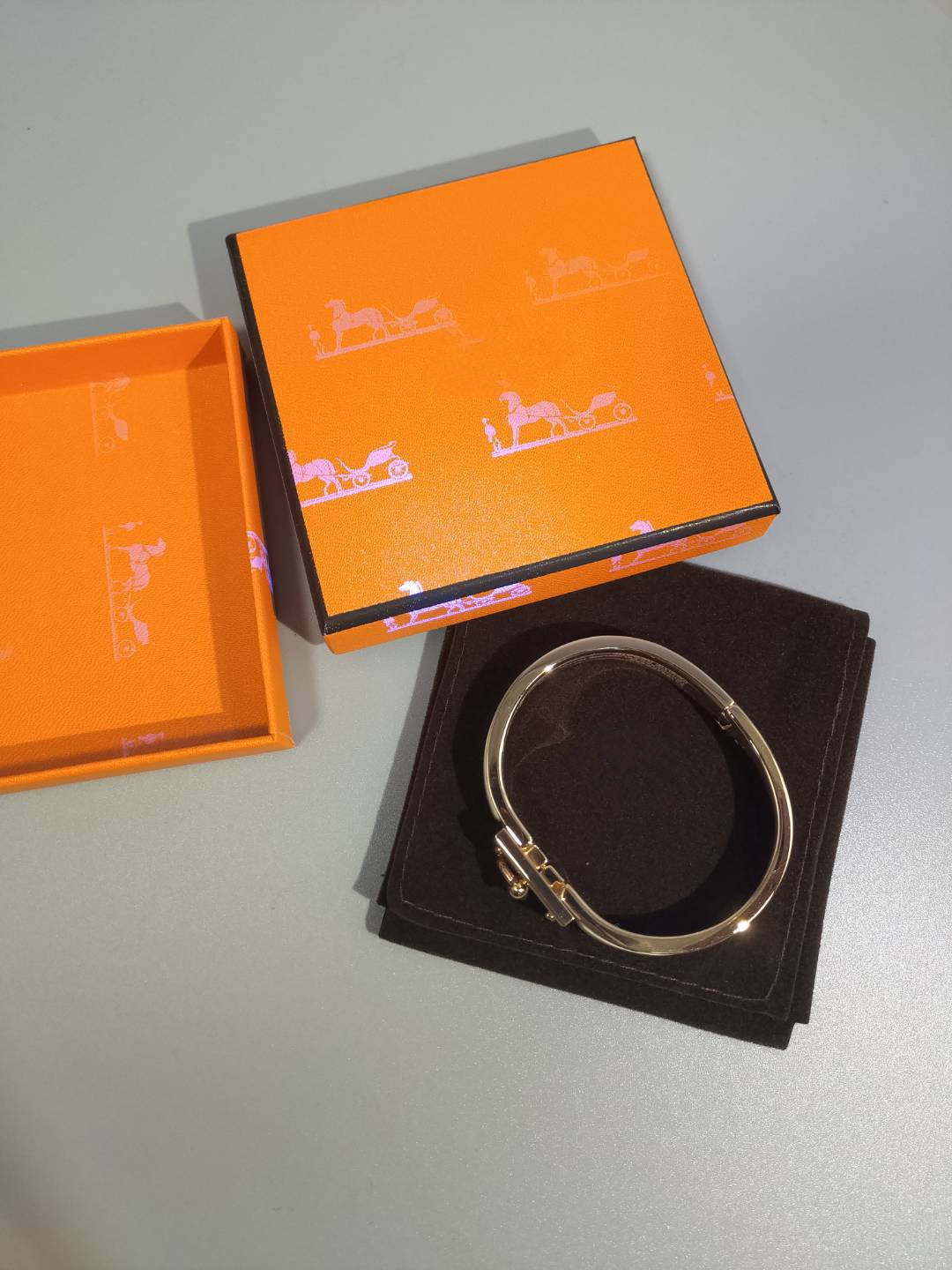 [BIJOUX]BRACELET H ORANGE 