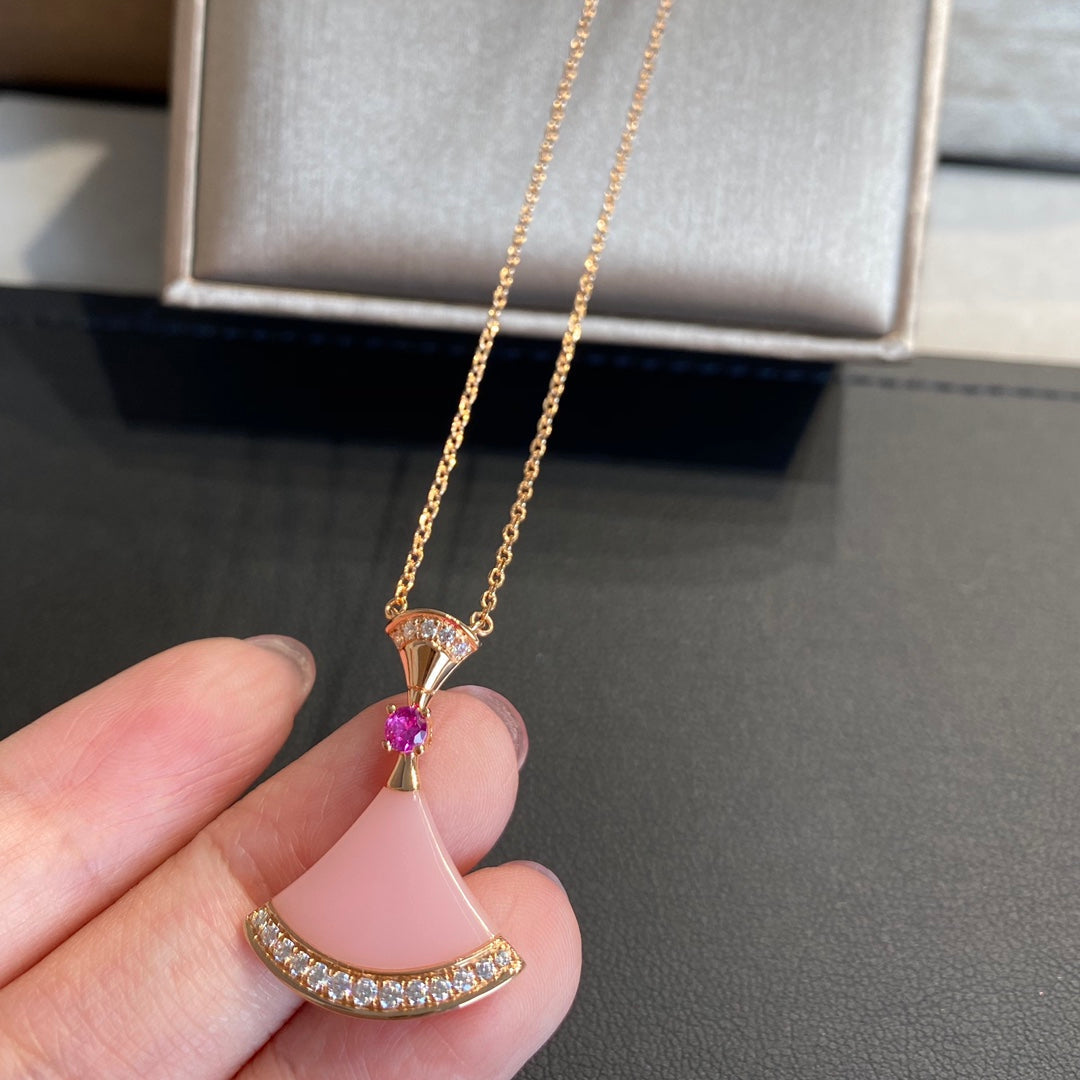 [BIJOUX]DREAM NECKLACE PINK OPAL