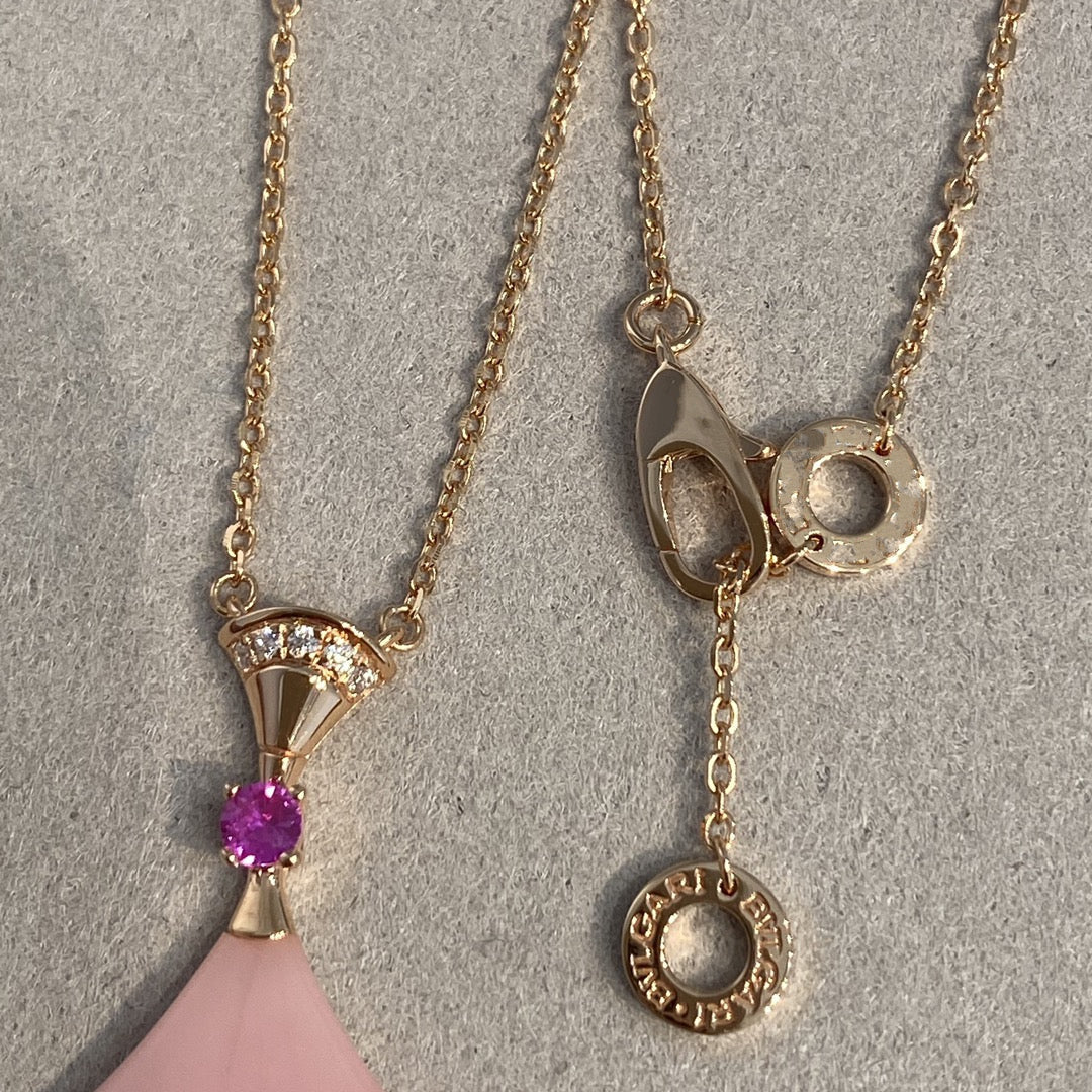 [BIJOUX]DREAM NECKLACE PINK OPAL