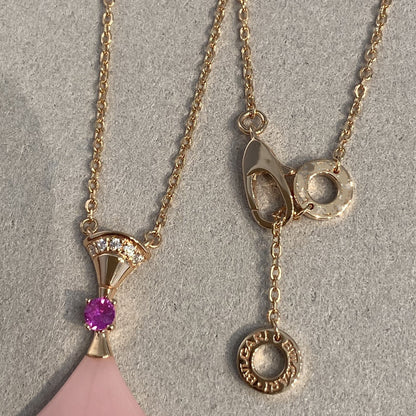 [BIJOUX]DREAM NECKLACE PINK OPAL