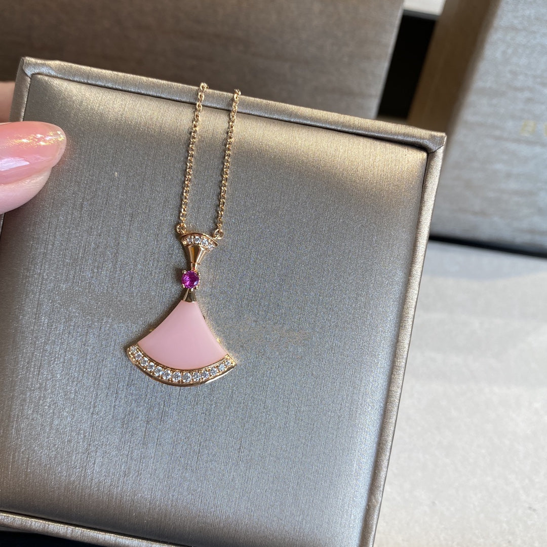 [BIJOUX]DREAM NECKLACE PINK OPAL