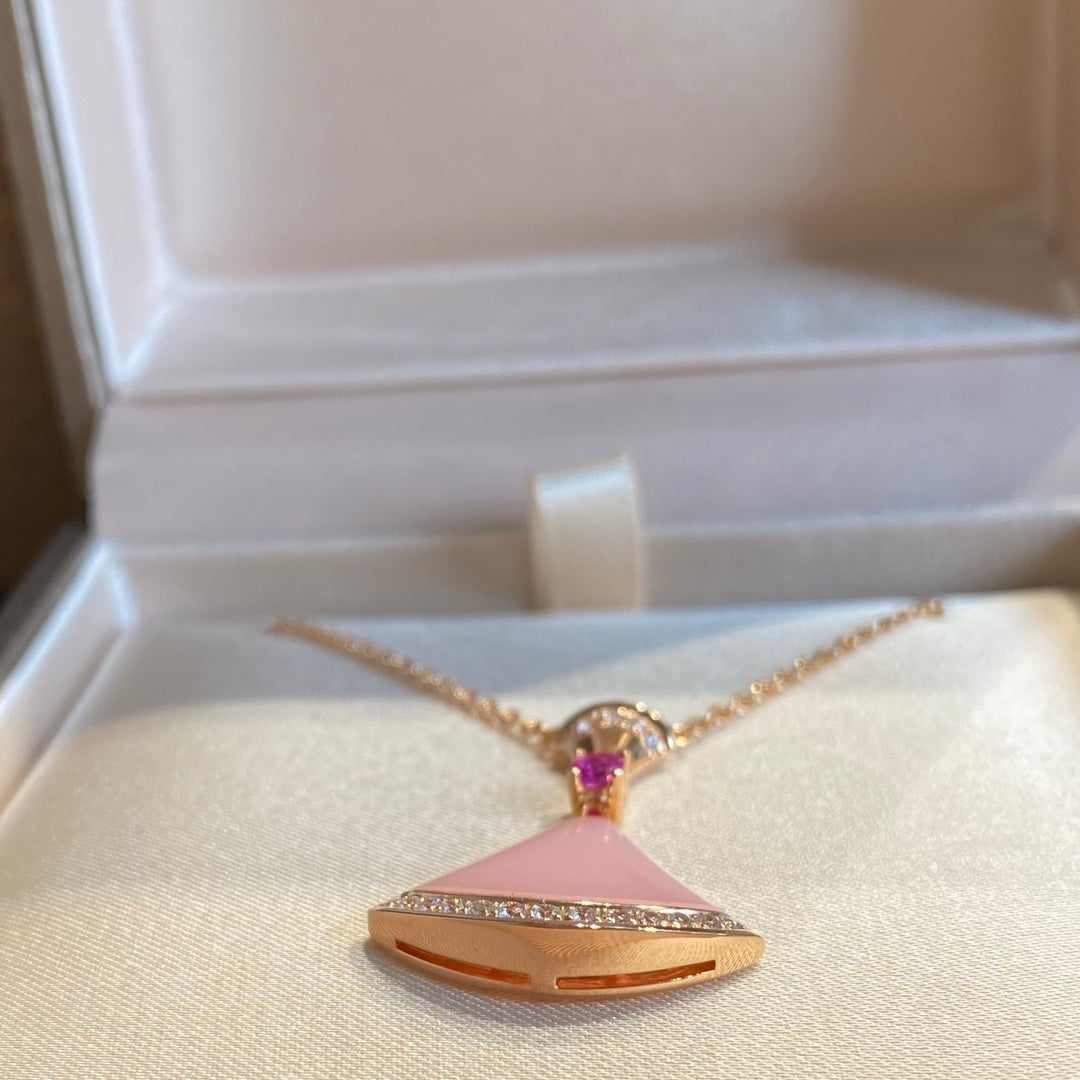 [BIJOUX]DREAM NECKLACE PINK OPAL