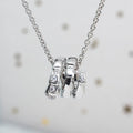 [BIJOUX]SERPENTI SILVER NECKLACE DIAMOND