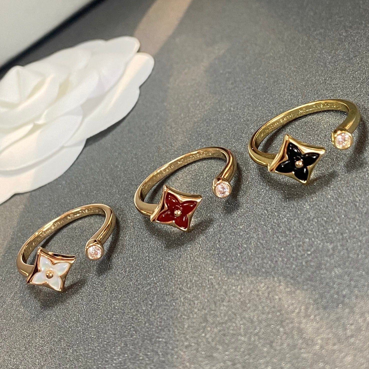 [BIJOUX]STAR 1 DIAMOND OPEN RING