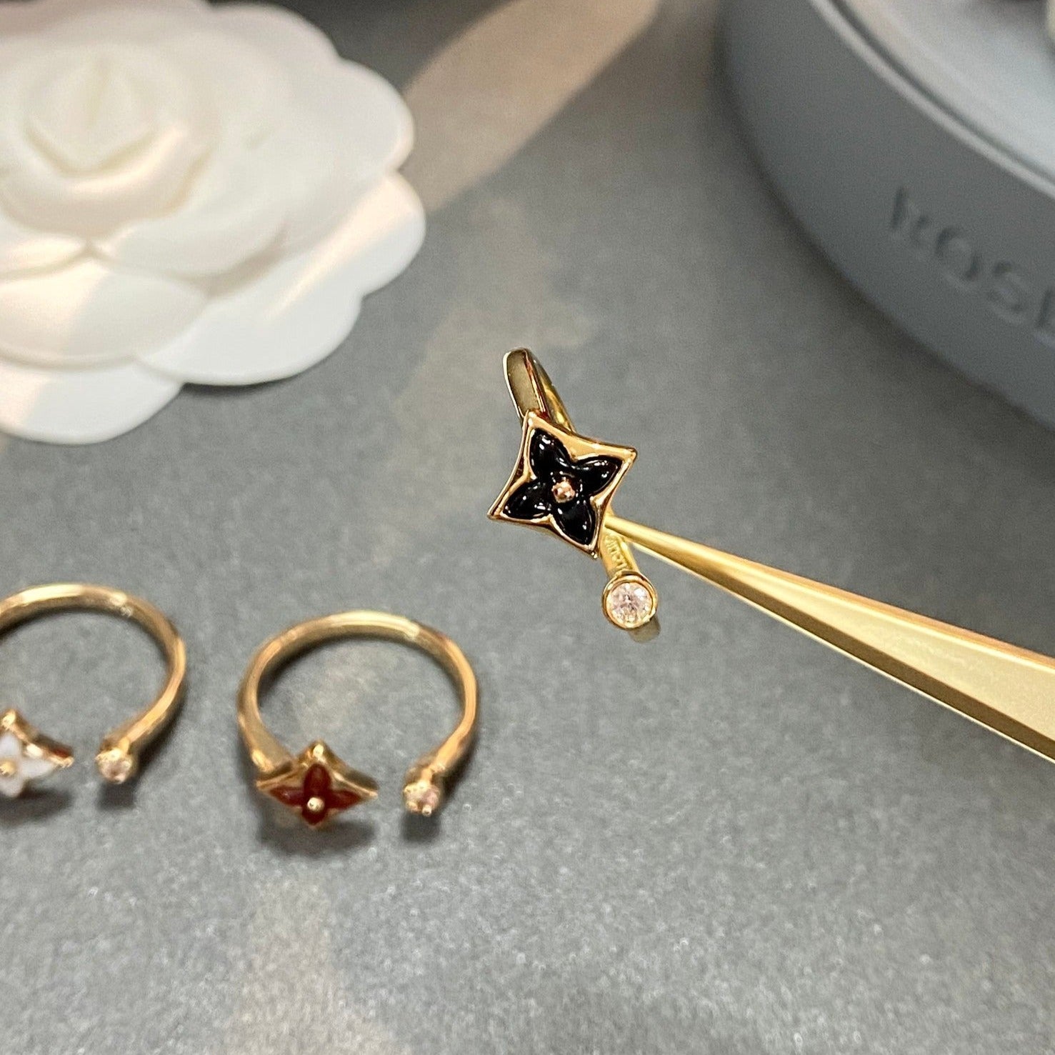 [BIJOUX]STAR 1 DIAMOND OPEN RING
