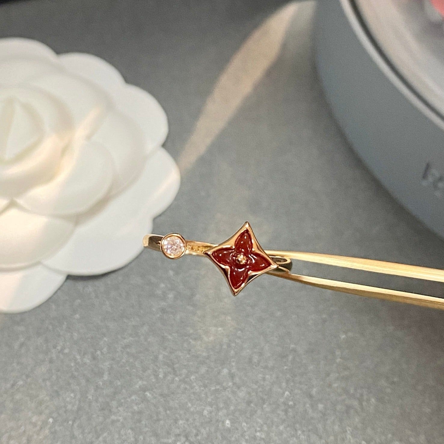 [BIJOUX]STAR 1 DIAMOND OPEN RING