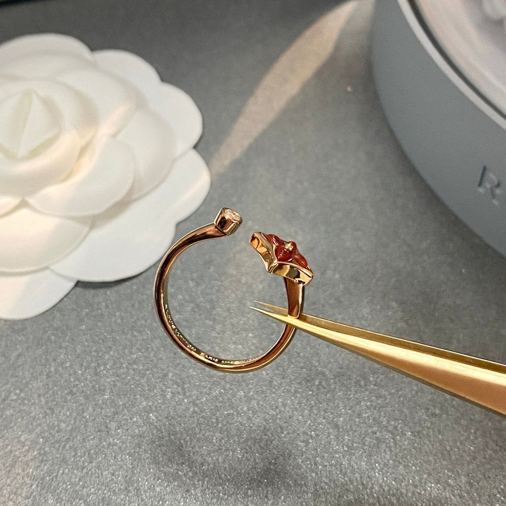 [BIJOUX]STAR 1 DIAMOND OPEN RING