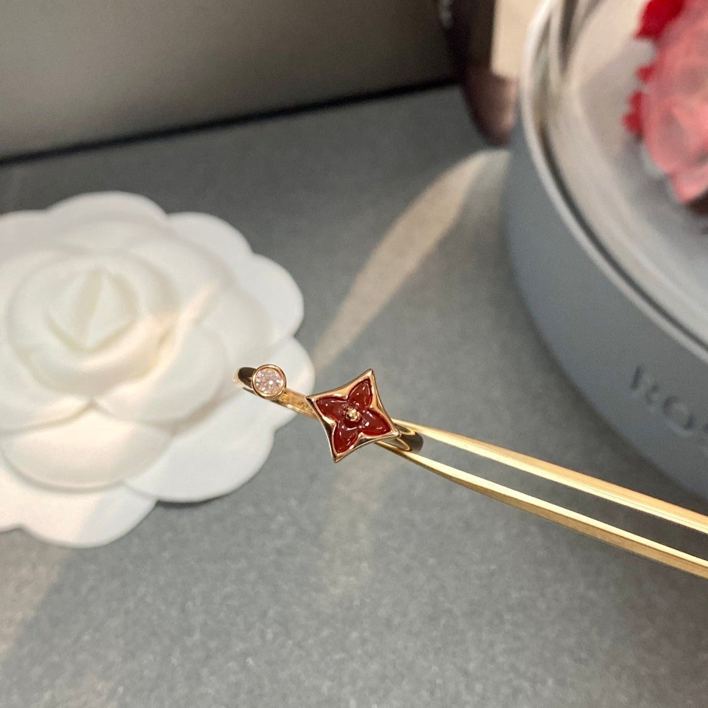 [BIJOUX]STAR 1 DIAMOND OPEN RING