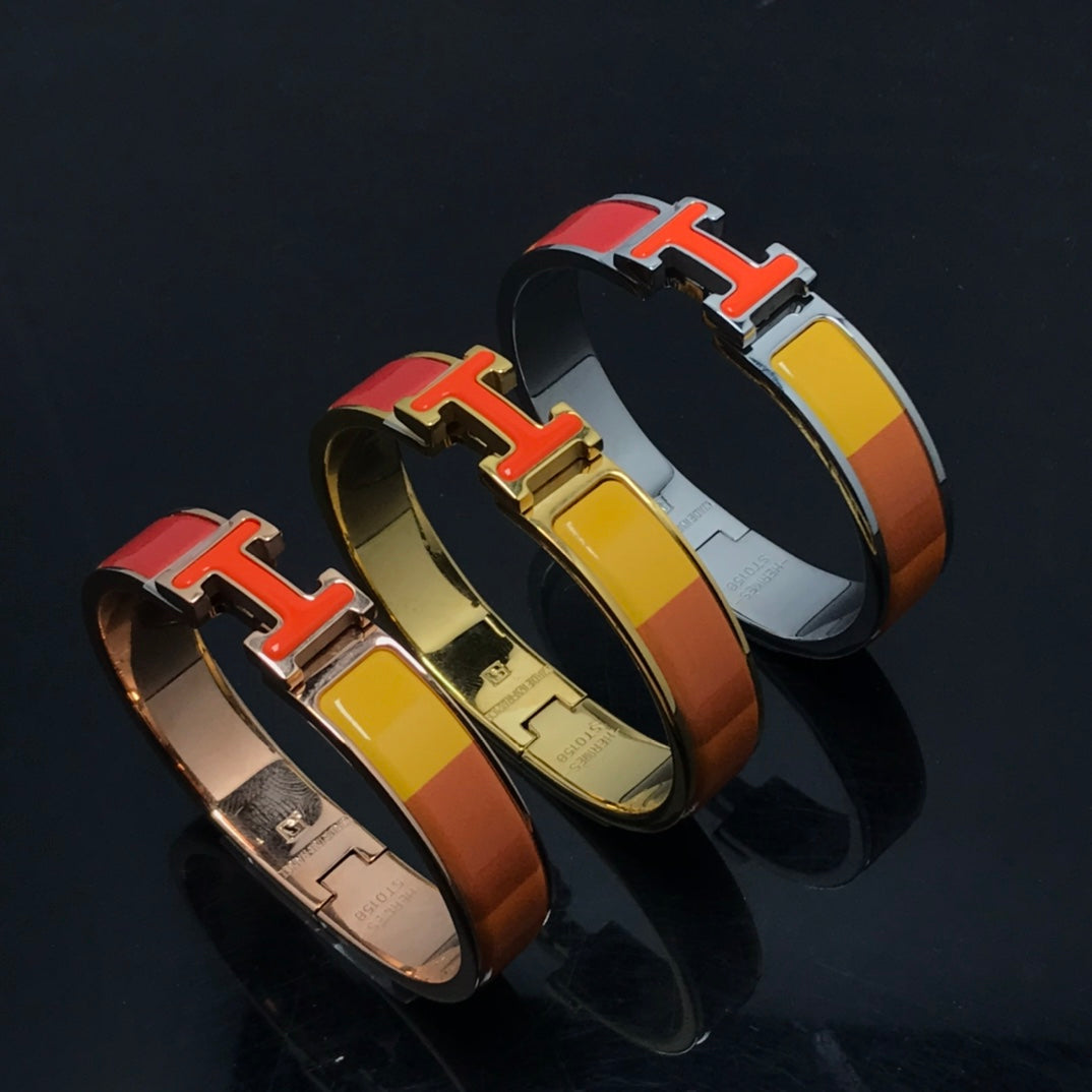 [BIJOUX]H BRACELET ORANGE RAINBOW CERAMIC