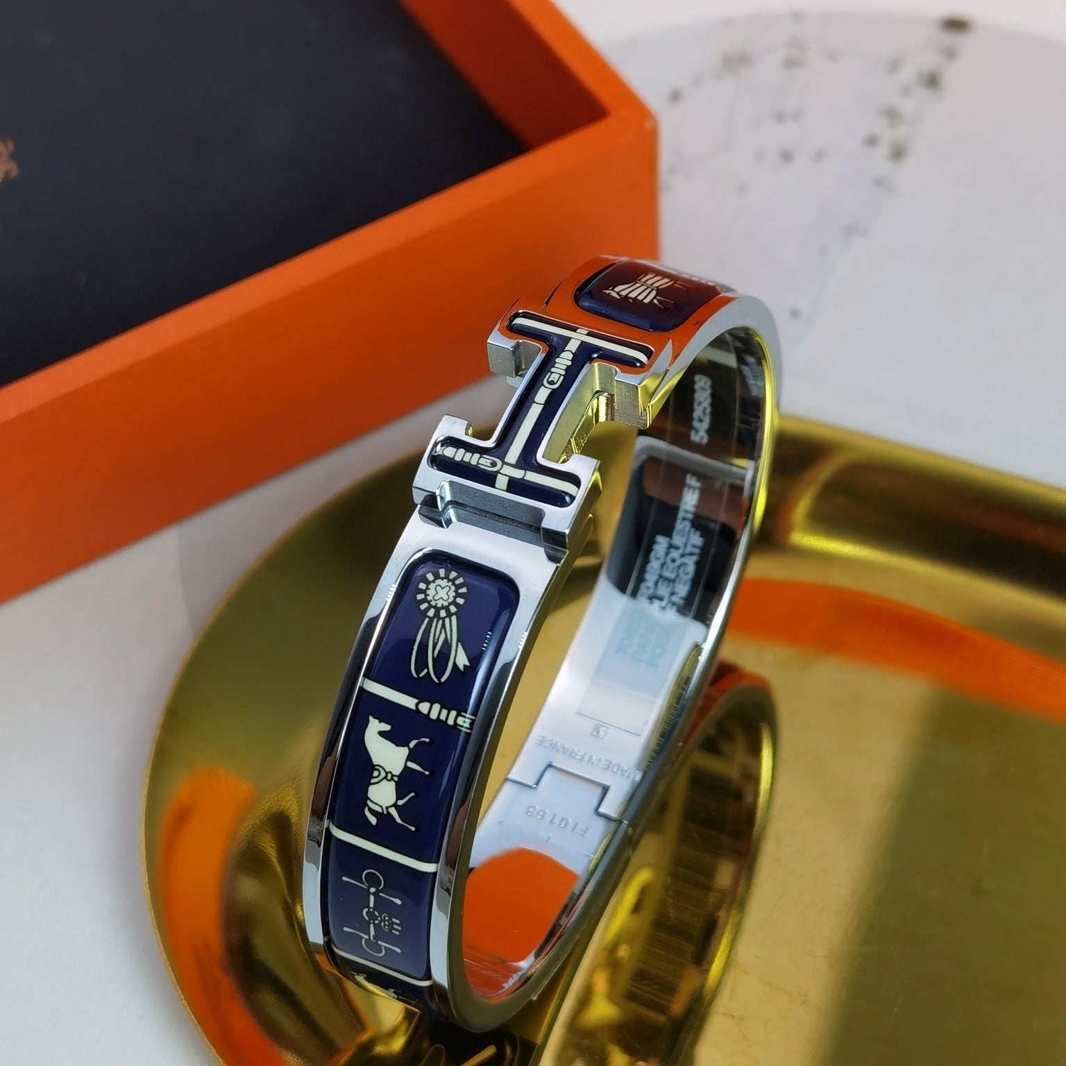 [BIJOUX]H COUVERTURES DARK BLUE BRACELET