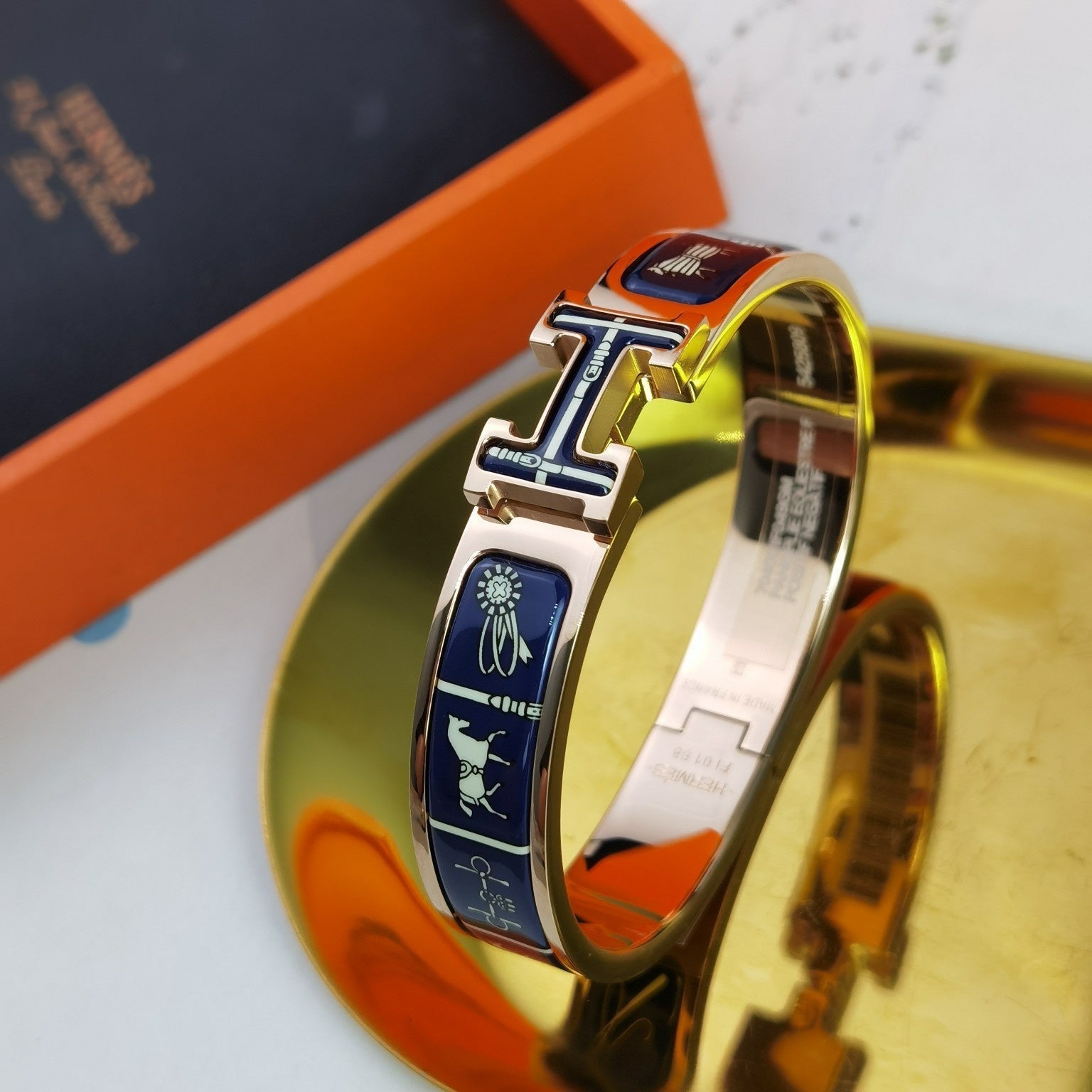 [BIJOUX]H COUVERTURES DARK BLUE BRACELET